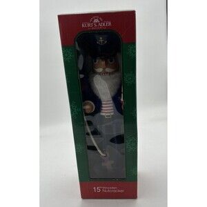 Kurt Adler Wooden Sailor Nutcracker with Anchor, 15 Inches #14305436